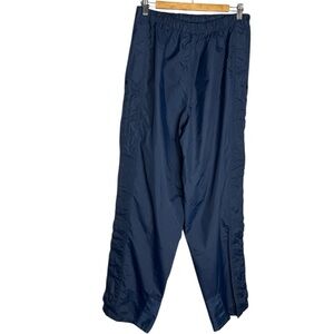 Vintage MEC Men's Navy Blue Nylon Waterproof Splash Pants, size M
